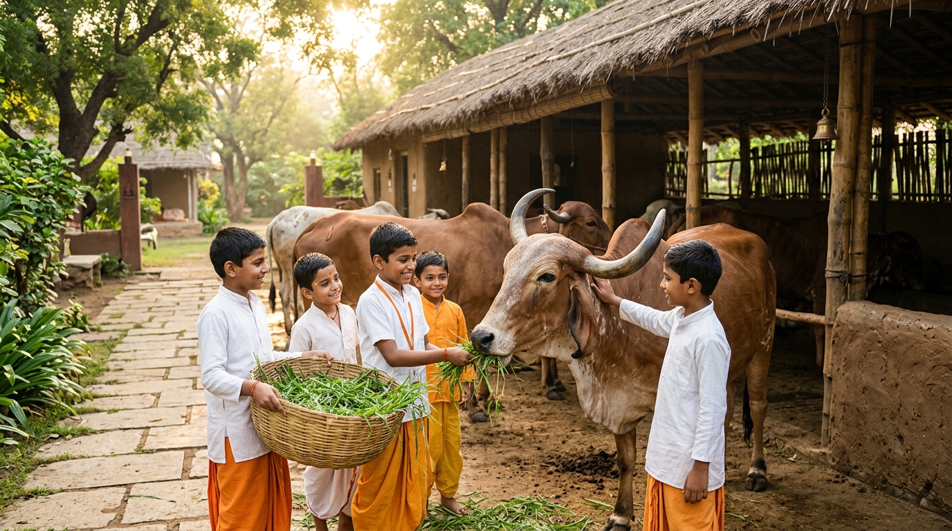 Gaushala & Cow Protection (गो-सेवा)
